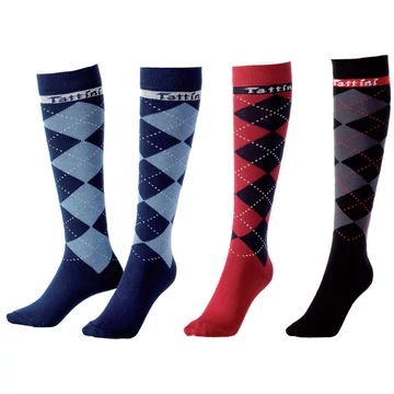Tattini unisex lovaglózokni kockás