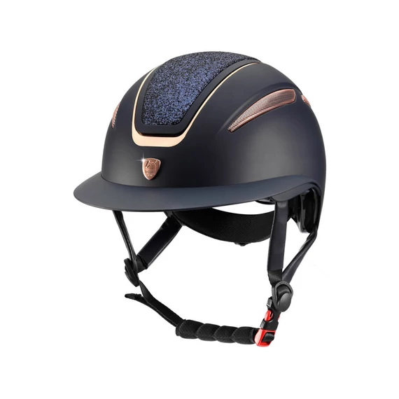 Ariete rosegold fekete kobak kék csillámmal - Tattini
